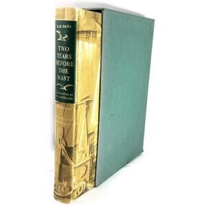 Two Years Before the Mast Dana Heritage Press 1947 HC w/ Slipcase Illustrated